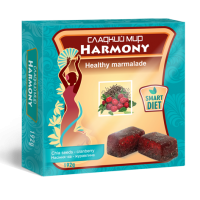 Натуральный мармелад Harmony Семена чиа - клюква без сахара 192 г